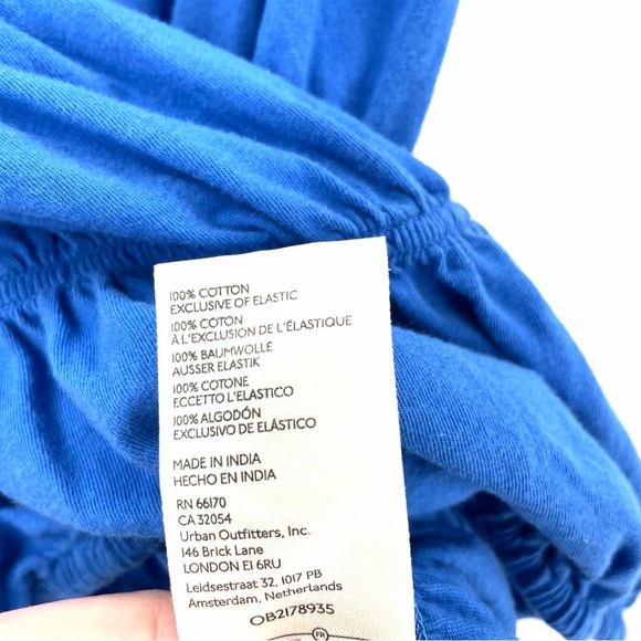 Anthropologie MAEVE Tiered Smocked Bubble T-Shirt Sleeveless Comfy Casual Top - Picture 6 of 6